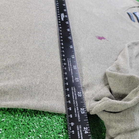 Polo Ralph Lauren Men's Long Sleeve Pima Cotton V Neck Sweater Size XL Gray Prep - Picture 5 of 6